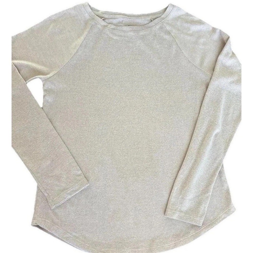 St John's Bay Sweater Top Medium Tall Dusty Pink Blush Rose Very Soft Round Neck